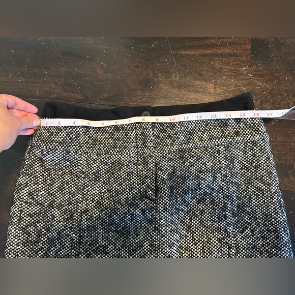 LOFT wool tweed black & white mini skirt - Picture 10 of 10